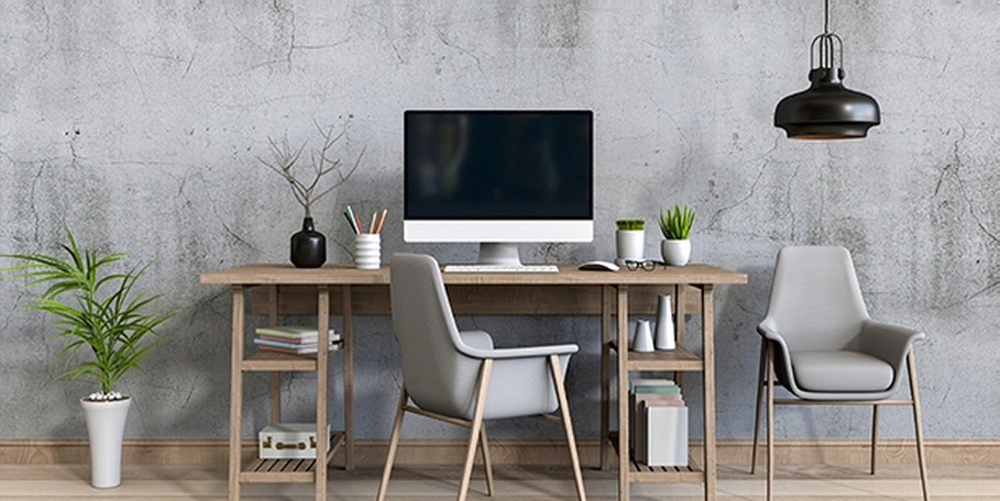 home office financial consultation setup